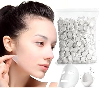 Compressed Face Mask - Enjoy the Skincare Experience with Silk Leaf Face Mask, Perfect for Moisturizing Skin at Home or Travel.(200 Count)