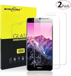 NONZERS Cristal Templado para Huawei P10 Llite, [2 Unidades] Transparente Protector de Pantalla, Explosiones Resistente, Sin Burbujas, Anti Dactilares, F?cil de Instalar