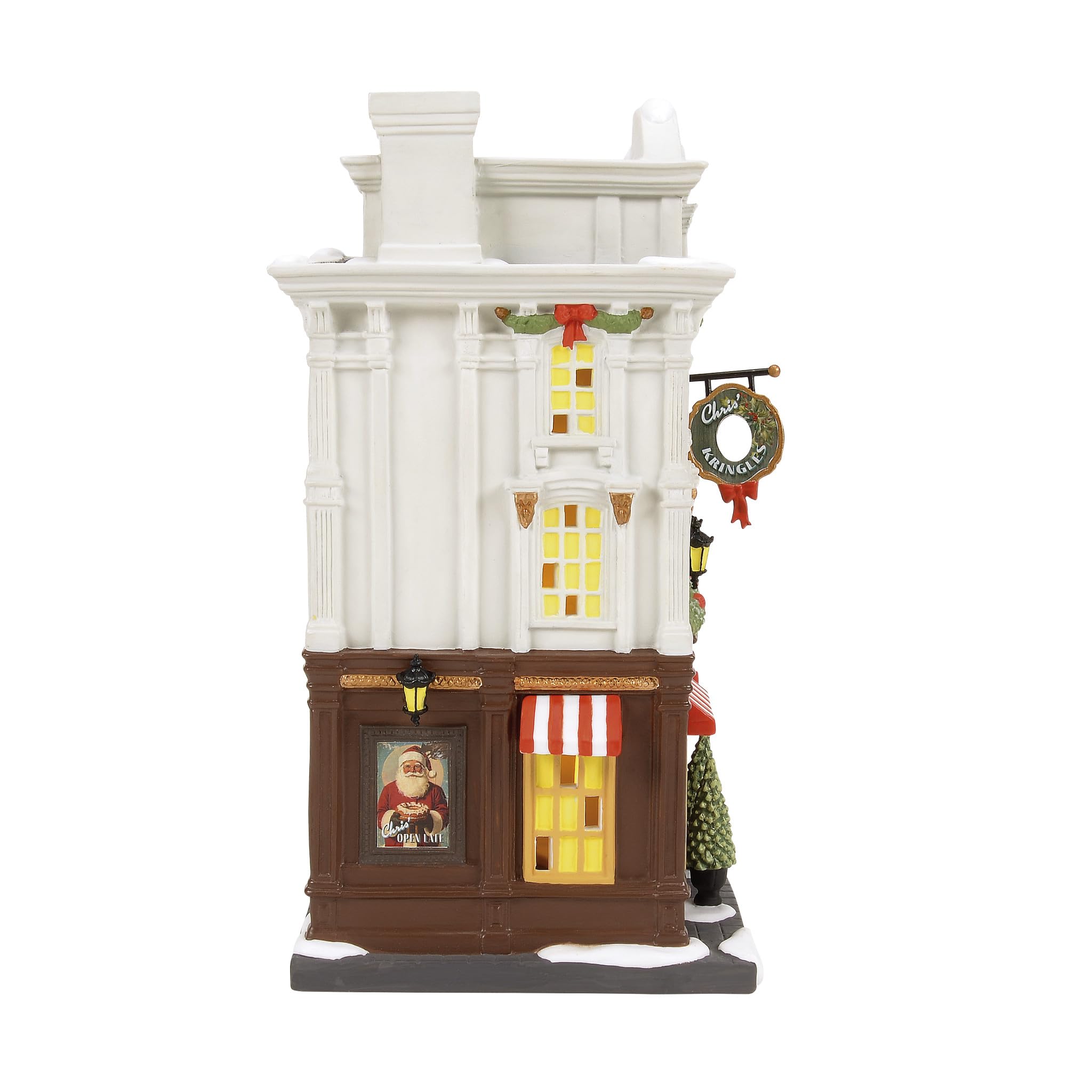 Department 56 Christmas in The City Village - Edificio Illuminato di Chris Kringles, 20 cm, Multicolore