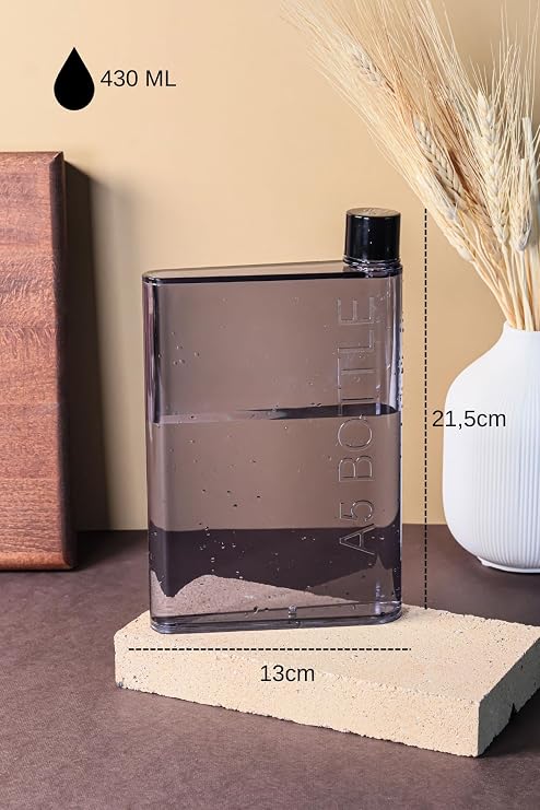 A5 430ml Bottle Motivasyonel Su Matarası Notebook Sporcu Suluk Su Şişesi, CNN.A5.MTR