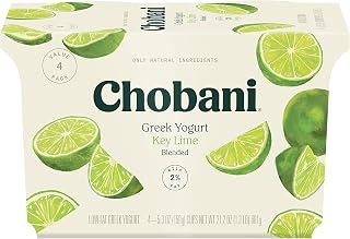 Chobani® Low-Fat Greek Yogurt Key Lime Blended 5.3oz 4-pack