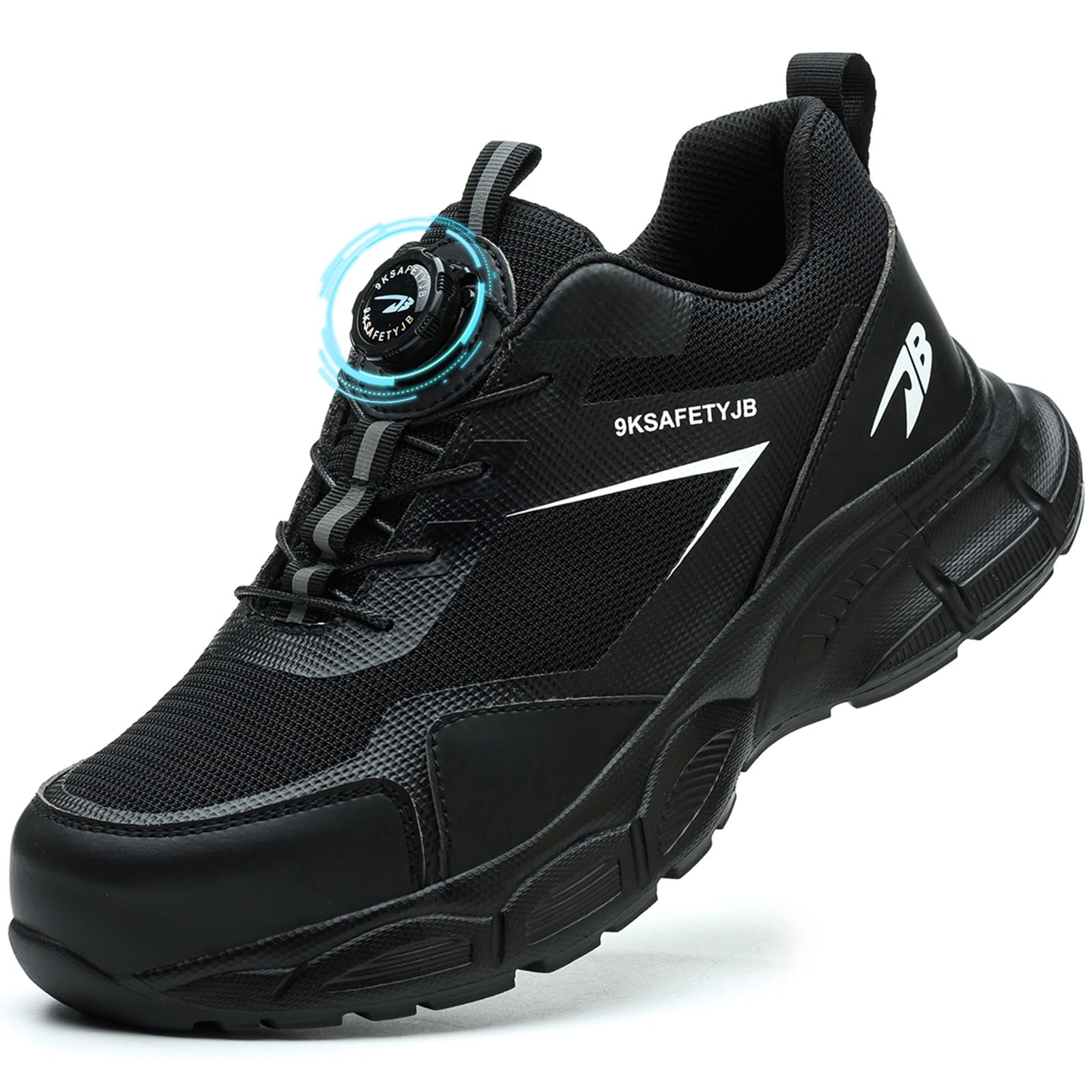 GUDECIUS Sicherheitsschuhe Herren Damen Leicht Arbeitsschuhe Herren Stahlkappenschuhe Arbeitsschutzschuhe Atmungsaktiv rutschfest mit Stahlkappe 38-46 EU