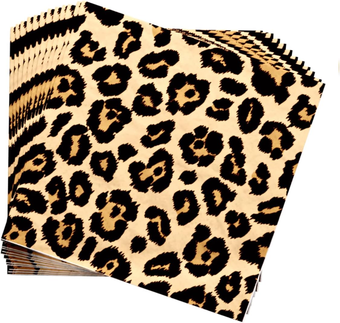 Blue Orchards Leopard Print Party Supplies Pack (60 Pieces for 16 Guests) - Leopard & Cheetah Party Decorations, Animal Print Plates & Napkins - Image 4