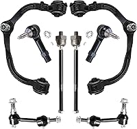 Vista 1477 de Detroit Axle - Kit de suspensión frontal de 8 piezas para Dodge Journey 2009-2015, 2 brazos de control inferiores, 2 rótulas, 2 varillas