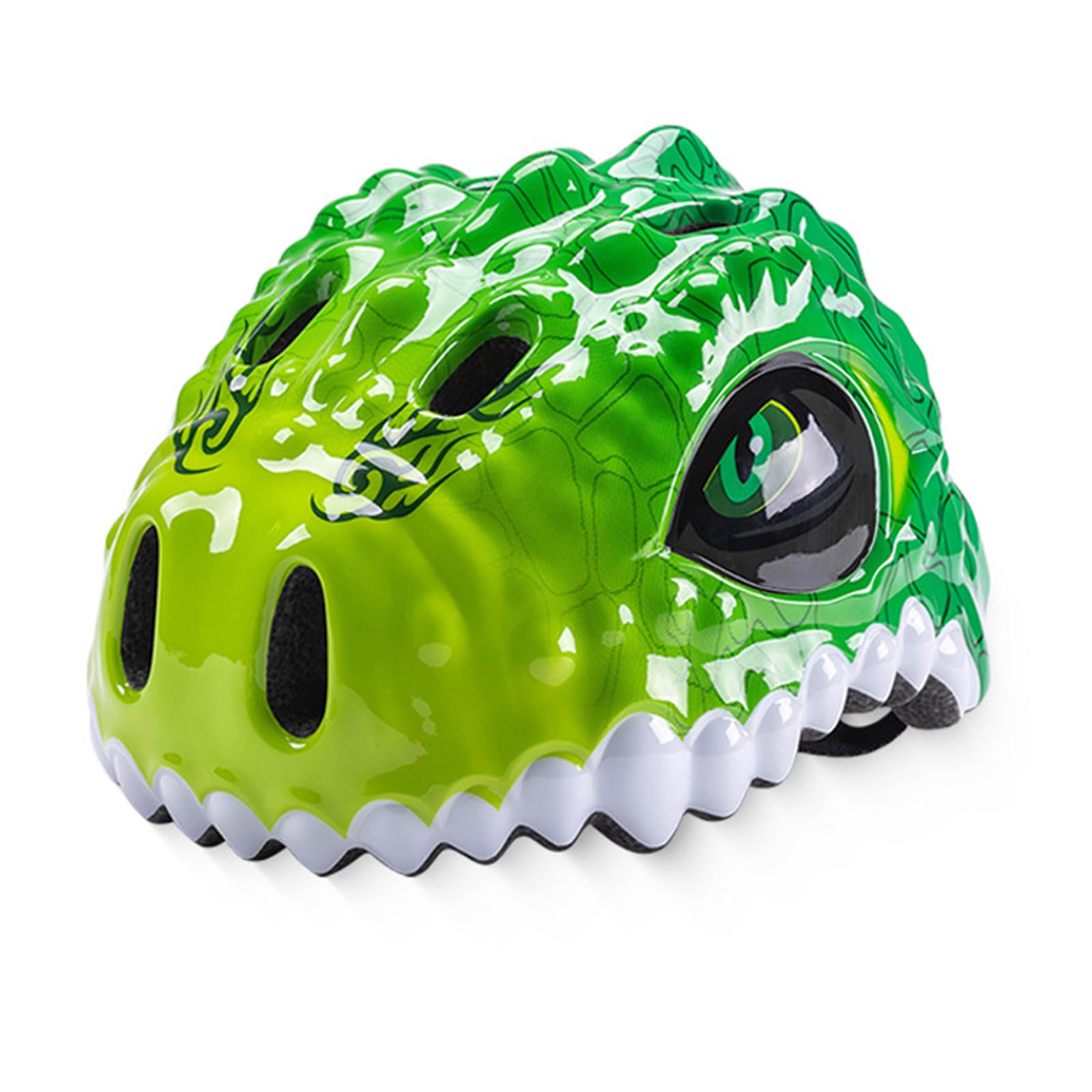 Kavolet Casco da bicicletta per bambini, skateboard per bambini e bambini piccoli, casco da dinosauro, ragazza e ragazzo, casco da skateboard regolabile, casco da pattinaggio traspirante, casco