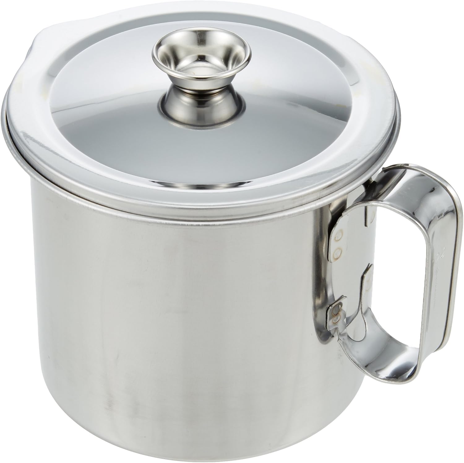 Hitsubishi Metal Oil Pot, 0.3 gal (1.2 L), Double Netting Type, 18-0 Stainless Steel, Made in Japan image 2