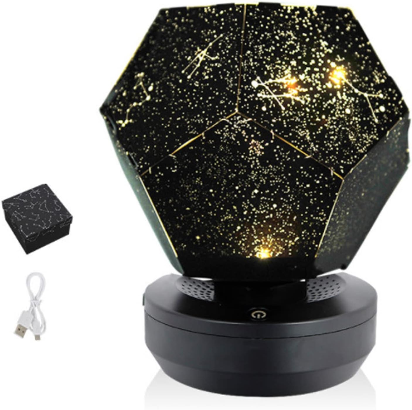 Star Projection Lamp - 2 in 1 Planetarium Projector with USB Cable for Home Decoration and Camping