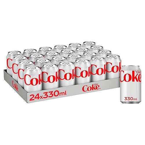 Diet Coke Can Cola, Tray 330 ml (Pack of 24) - Cola, Tray - 330 ml (Pack of 24)