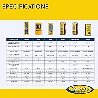 Vista 7 de Spectra Precision Receptor láser HR150U con abrazadera de varilla C61 resistente, LED de doble cara, montaje magnético, altura de captura de 1.969