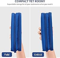 Vista 6 de #7 Estuche de lápiz de gran capacidad para oficina universidad de almacenamiento grande bolsa de alta capacidad titular caja de maquillaje bolsa