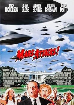 マーズ・アタック！　USオリジナル映画ポスター Amazon.co.jp: ポスター マーズアタック!（Mars Attacks