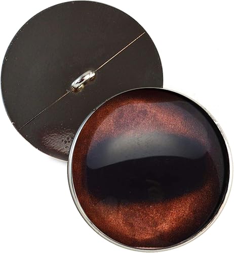 Miniatura 3 de Alce realista coser botón ojos de muñeca de cristal para animales de peluche Plushie par para muñecas de arte, esculturas, accesorios, máscaras,