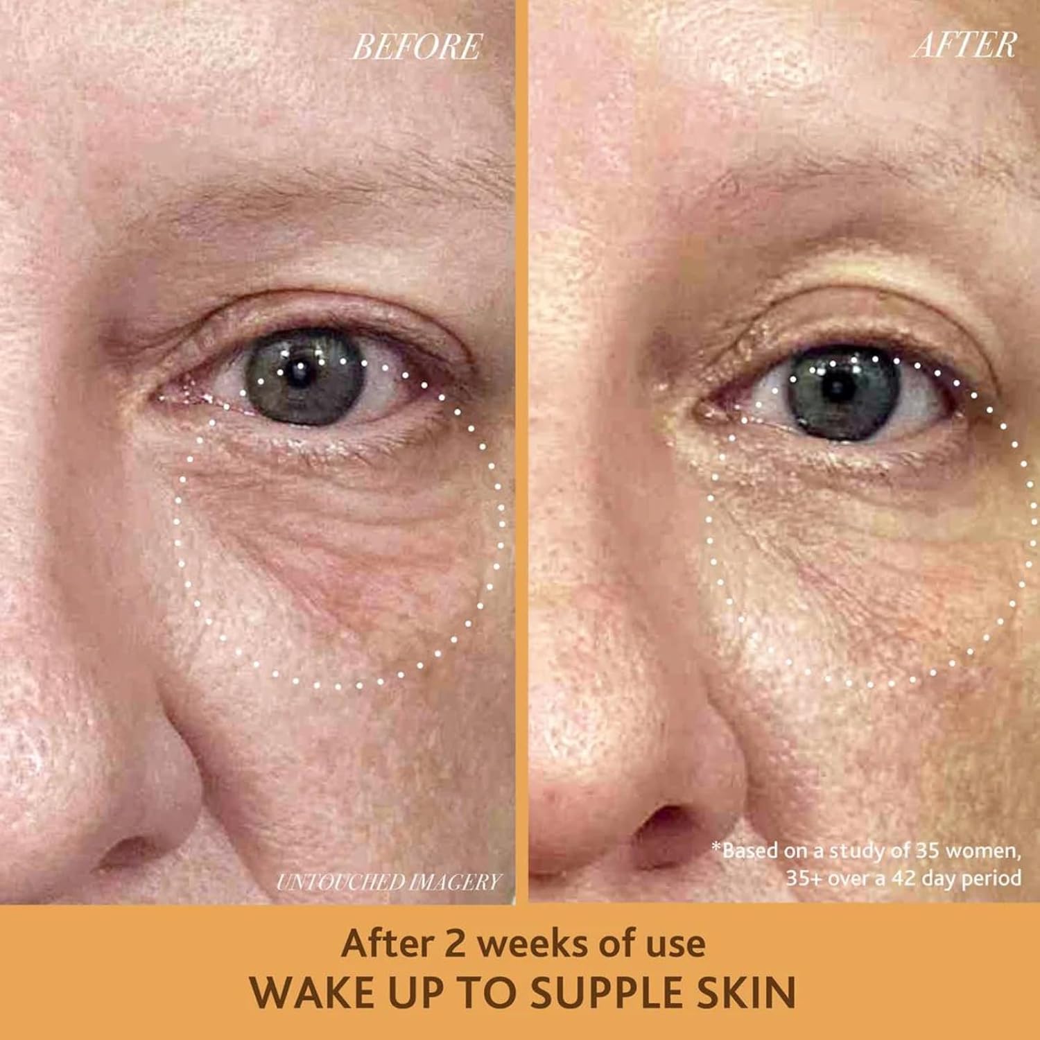 Sahajan Golden Glow Eye Balm | Anti-Aging Cream Reduce Dark Under Eye Circles, Eyebags, Wrinkles, Fine Lines Softens, Firms & Restores Skin Elasticity Made With Ghee, Gotu Kola, & Rose Oil .5oz - Image 8