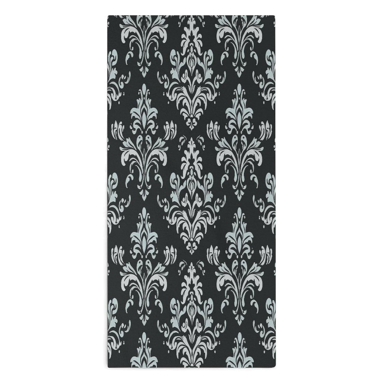 YUXBVKRS Damask Pattern Hand Towels for Bathroom 14x29 Inch