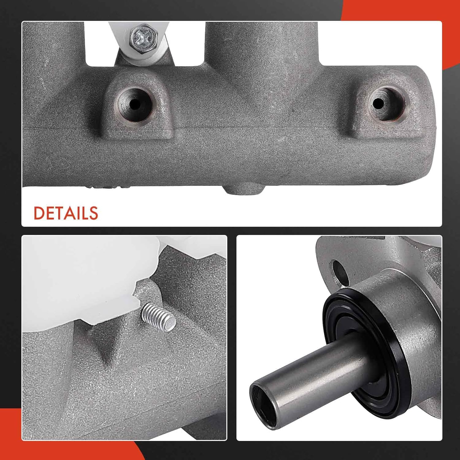 A-Premium Brake Master Cylinder with Reservoir and Sensor Compatible with Honda Vehicles - Element 2003 2004 2005 2006 - Replace# 46100SCVA51