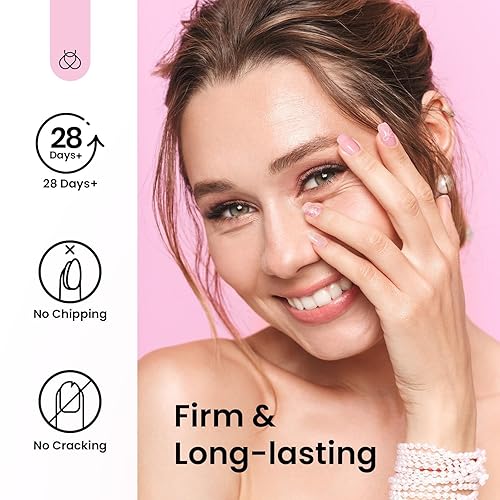 Miniatura 88 de Beetles - Kit de extensión de gel de uñas de polietileno, 6 colores de gelatina nude con solución deslizante, mejora de uñas para principiantes y 0