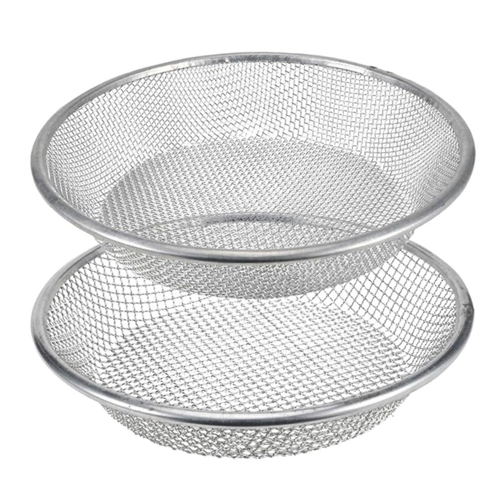 Xnuiasqe Grain Ground Sieves: 2 Pieces 3 Mm, 6 Mm Round Garden Sieve, Kompostsieb For Sifting Earth, Compost And Seeds