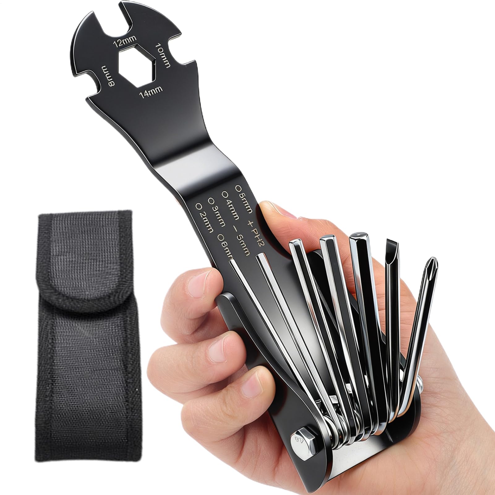 Réparation de lunettes et montres avec cette clé pliable 11 en 1 robuste