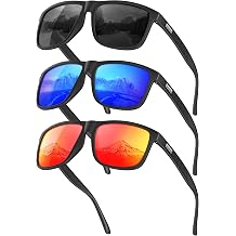 Sunglasses-for-Men Polarized Mens Sunglasses Retro Sun glasses with UV Protection for Driving Fishing Golf