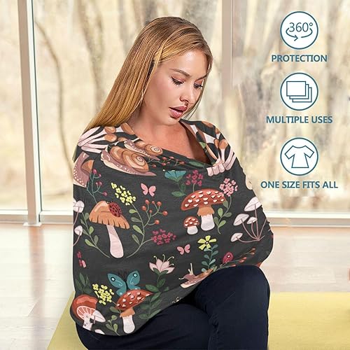 Miniatura 6 de Funda de asiento de coche para bebé, suave y elástica, cubierta de toldo para asiento de automóvil, funda de lactancia para recién nacidos, para