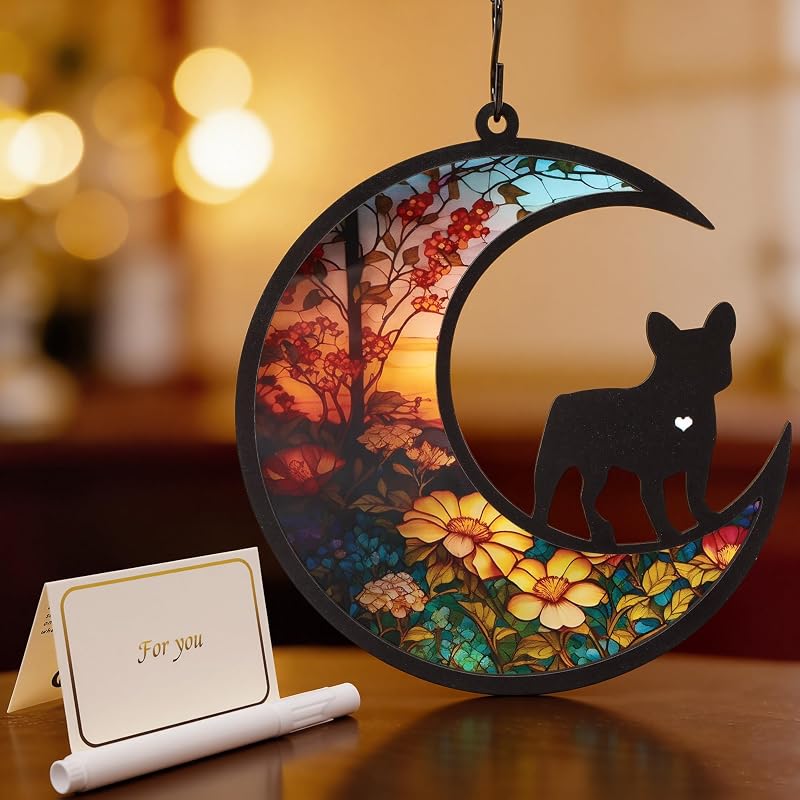 Homenagem para Cachorro com Lua, Flor e Caneta à Prova d’Água GLIDESMOOTH