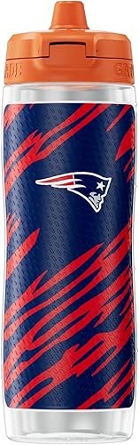 Miniatura 2 de Gatorade New England Patriots Gx NFL - Botellas antideslizantes para apretar, sistema de hidratación Gx y cápsulas concentradas de bebidas