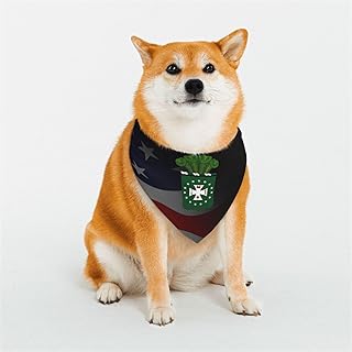 Coat of Army 4th Infantry Regiment Pet Scarf Washable Adjustable for Dogs Cat Pet