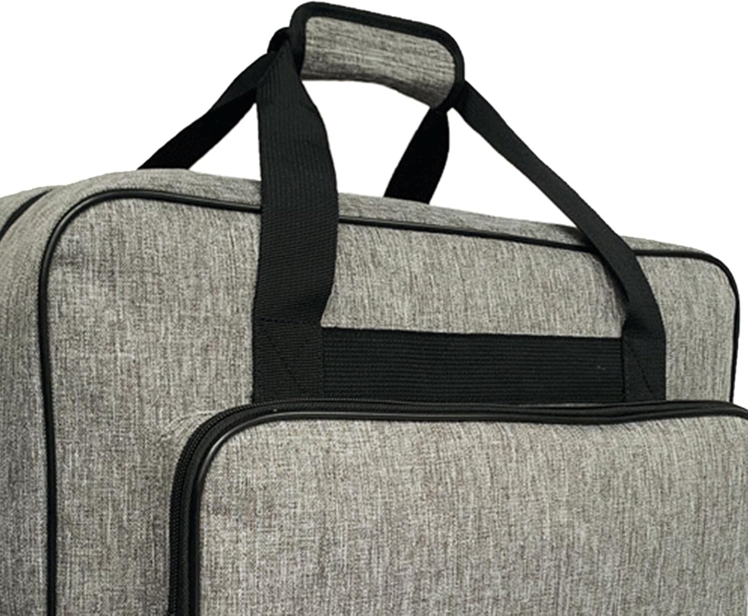 Borsa per macchina da cucire, borsa tote con tasche e manici, custodia universale per macchina da cucire, grigio-Ivan