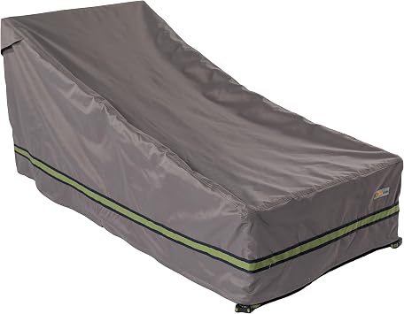 DUCKCOVERS Soteria Waterproof 80 Inch Patio Chaise Lounge Chair Cover, Patio Furniture Covers