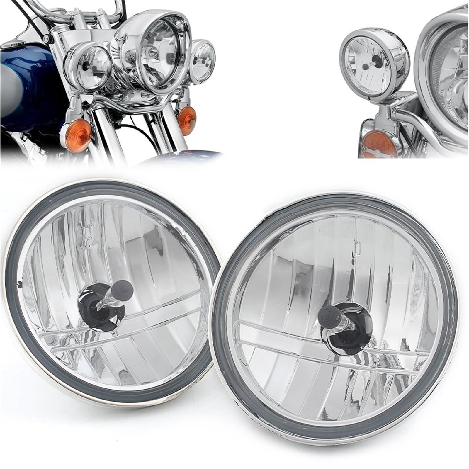 LED Fendinebbia Per Touring Per Road King Faro Moto