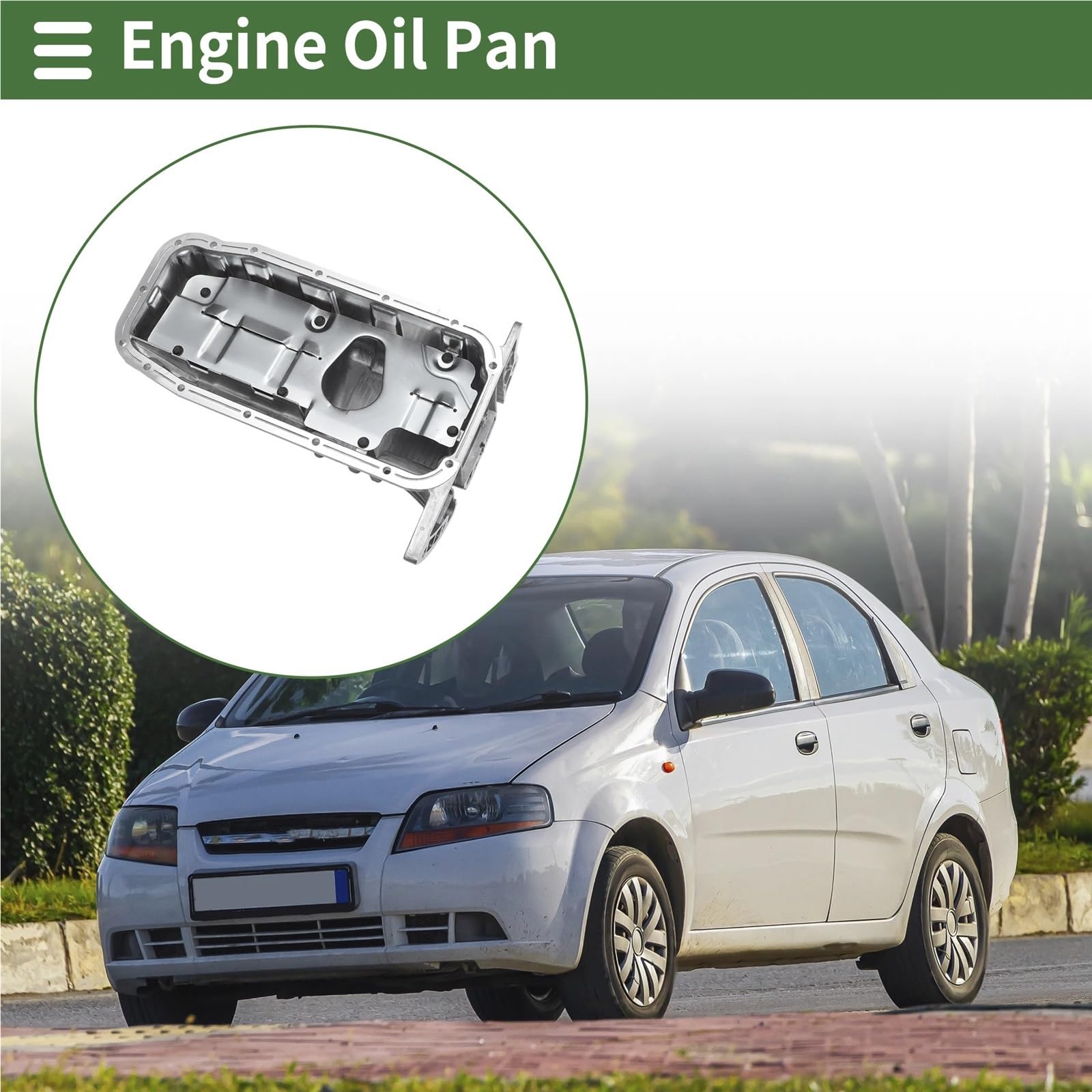 Coppa dell'olio‌ Per Chevrolet Aveo 04-08 Aluminum