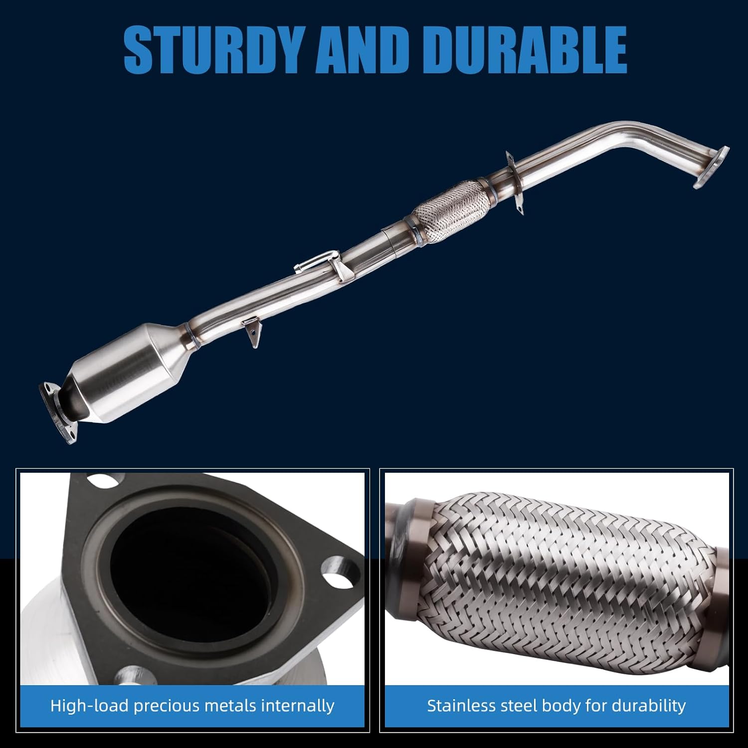 Catalytic Converter Compatible with 2013-2017 Accord, 2015-2019 TLX 2.4L, 55715, 643137, 18593 181505A2A51, 181505A3L51, 18210T2AA01, Manifold Catalytic Converter