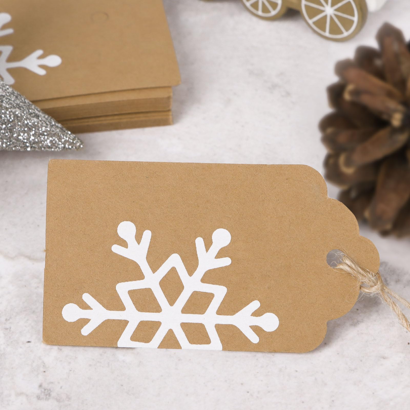 Pack De 10 Sellos Automáticos Con Forma De Copo De Nieve, Diseño Navideño, Para Manualidades Infantiles, De La Marca Baker Ross