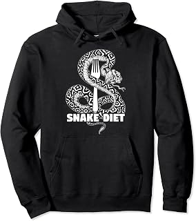 Snake Diet Motivational Pun Nutritionist Dietician Pullover Hoodie