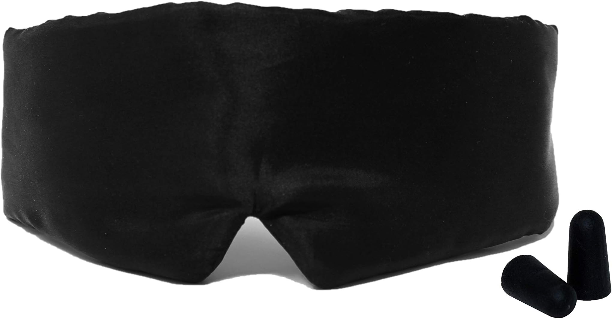 Sleep Mask Eye Mask for Sleeping -Satin Sleep Eye Mask for Women and Men with Ear Plugs -Eye Masks for Travel -Blindfold Night Mask Eye Covers for Sleeping