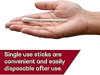 Vista 4 de Dealmed Hisopos de alcohol de 4 pulgadas, sellados individualmente, perfectos para kits de primeros auxilios portátiles, 3 hisopos/paquete, 25