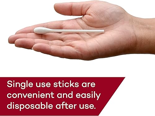 Miniatura 4 de Dealmed Hisopos de alcohol de 4 pulgadas, sellados individualmente, perfectos para kits de primeros auxilios portátiles, 3 hisopospaquete, 25