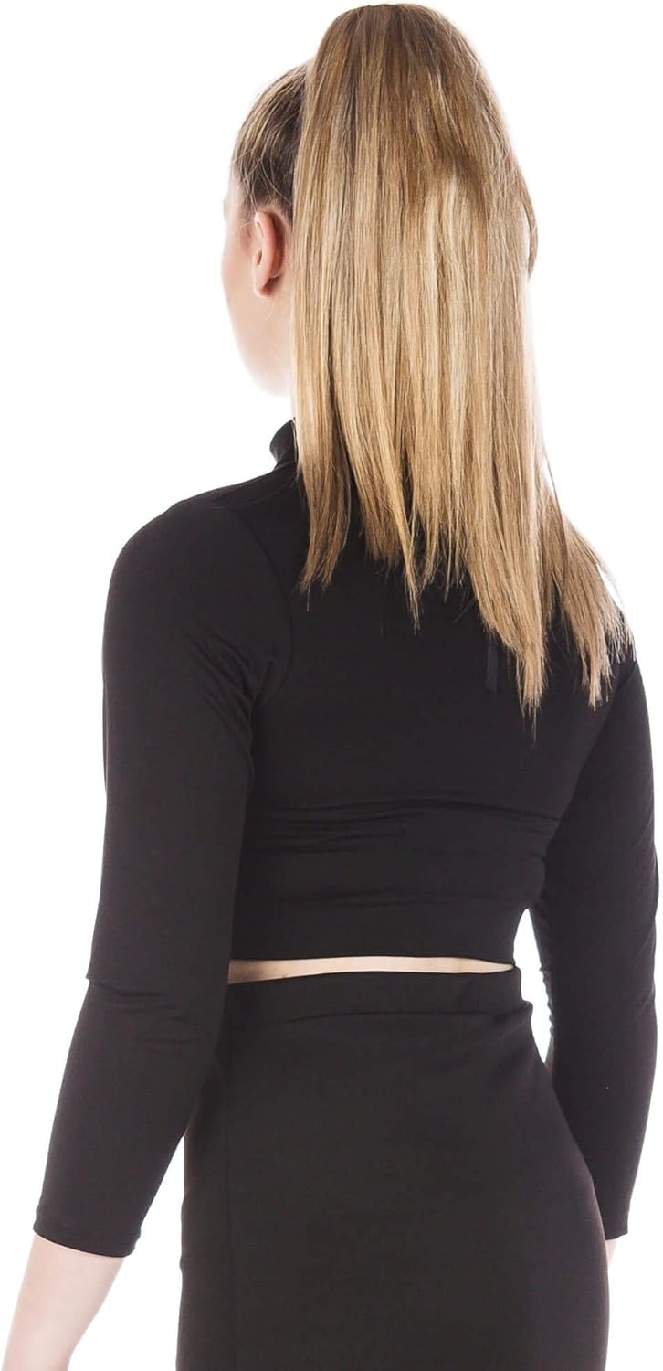 Danzcue Womens' Cheerleading Basic Bodyliner Top Sportswear Body Suits - Image 2