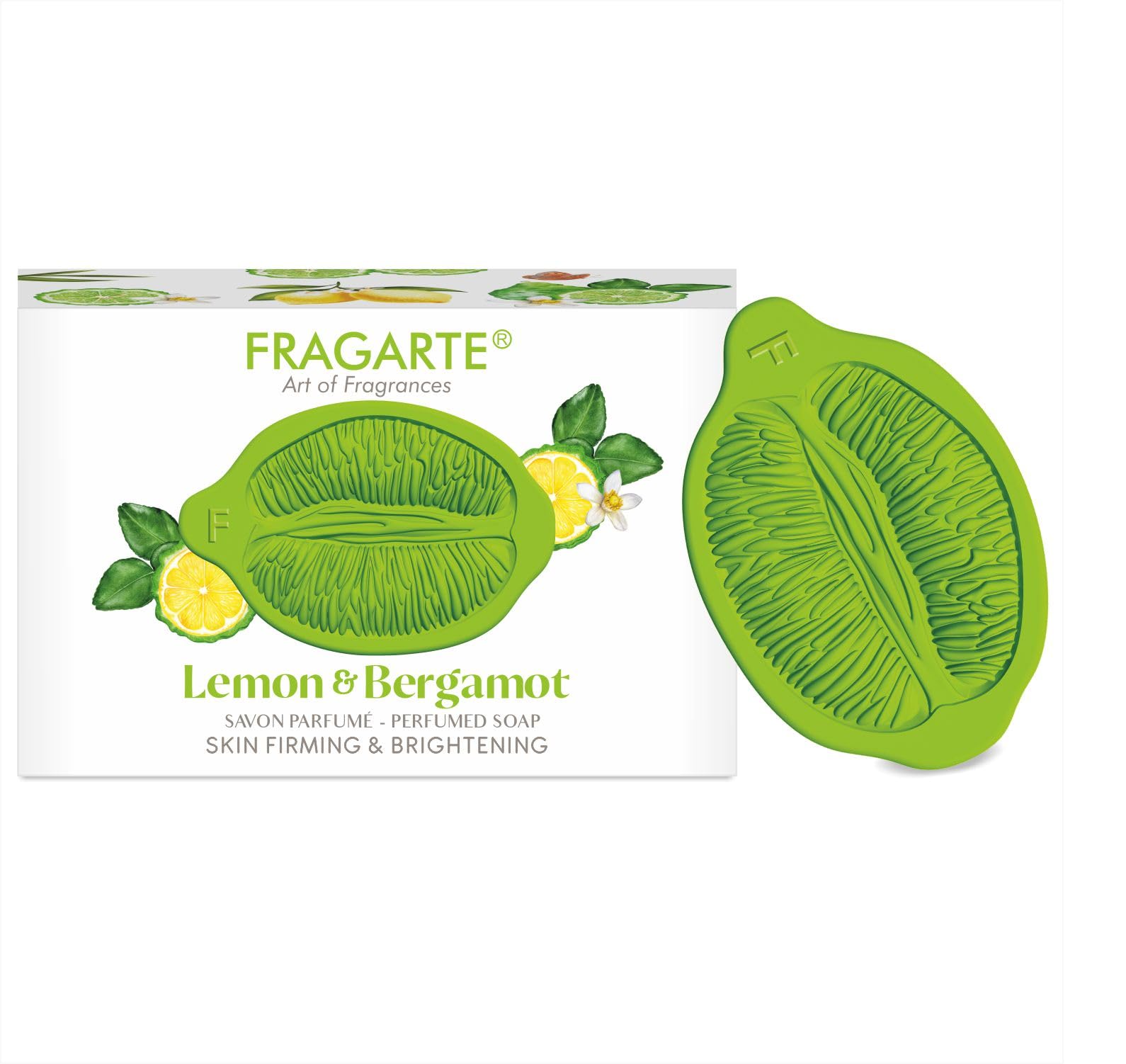 Lemon Bergamot Soap for Men & Women, 125g | Fresh Citrus Bath Soap, Daily Use Cleansing Soap Bar-image-28
