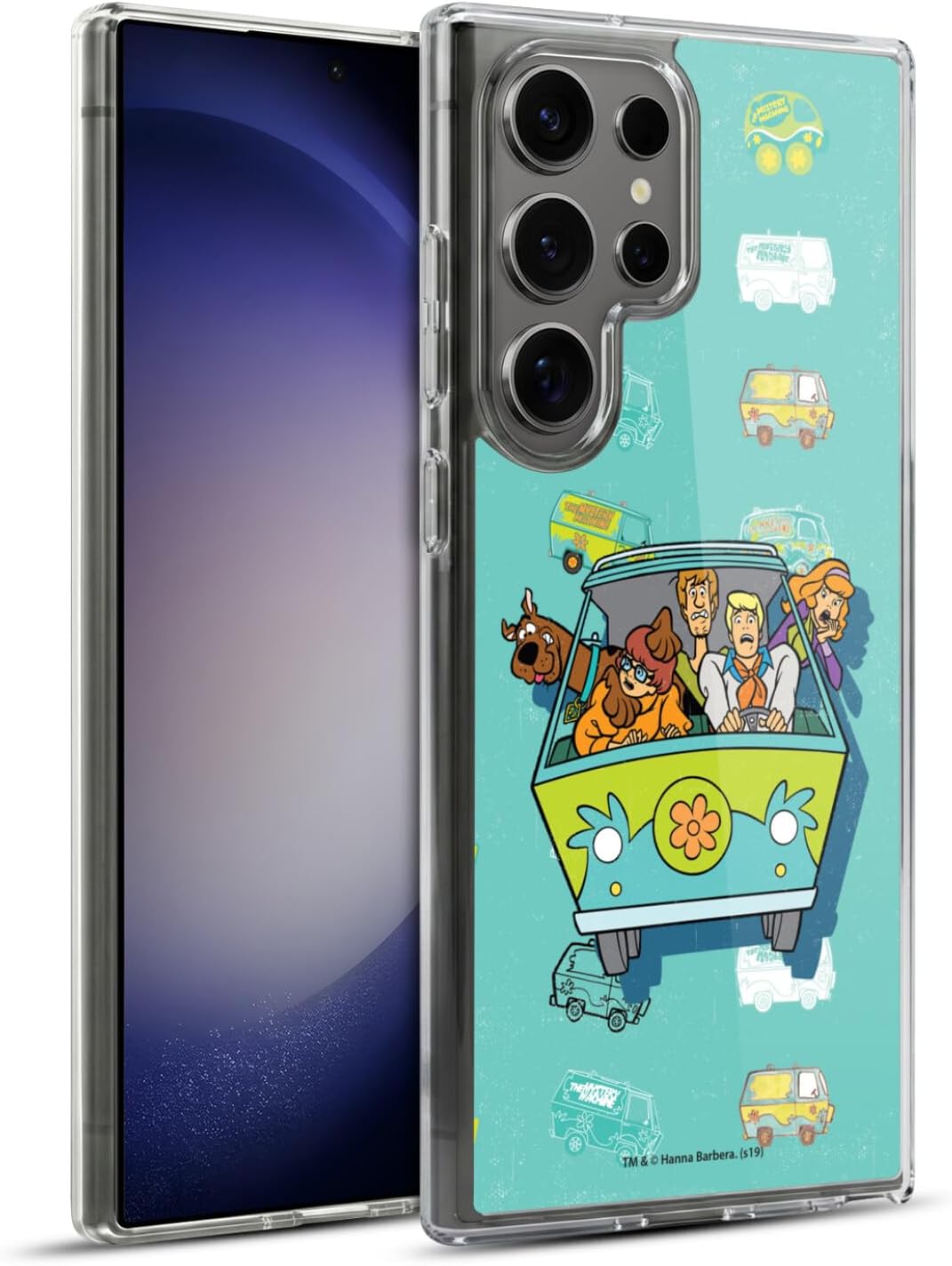 Head Case Designs Officially Licensed Scooby-Doo Mystery Inc. 50th Anniversary Soft Gel Case Compatible with Samsung Galaxy S23 Ultra 5G