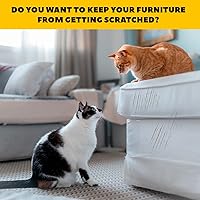 Vista 8 de Protector de muebles antiarañazos para gatos, protector de arañazos de sofá contra gatos, protección de muebles contra arañazos de gatos (10XL)