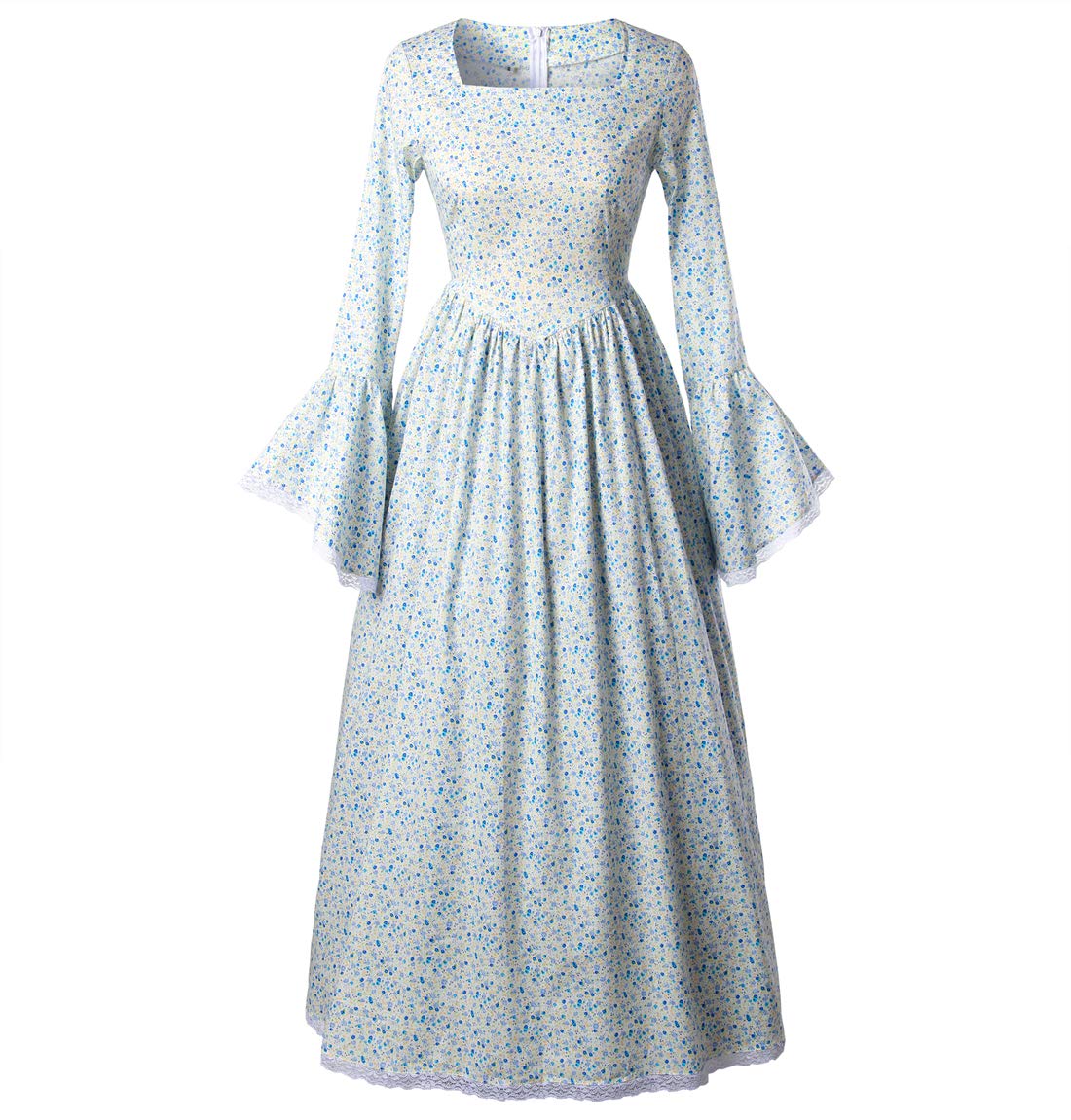 Buy Women's Historical Prairie Dress Pioneer Colonial Costume Victorian