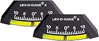 Sun Company Lev-o-Gage II RV Levels 2-Pack - Made in USA High Visibility Ball Leveler for Campers, Trailers & Pop-Ups