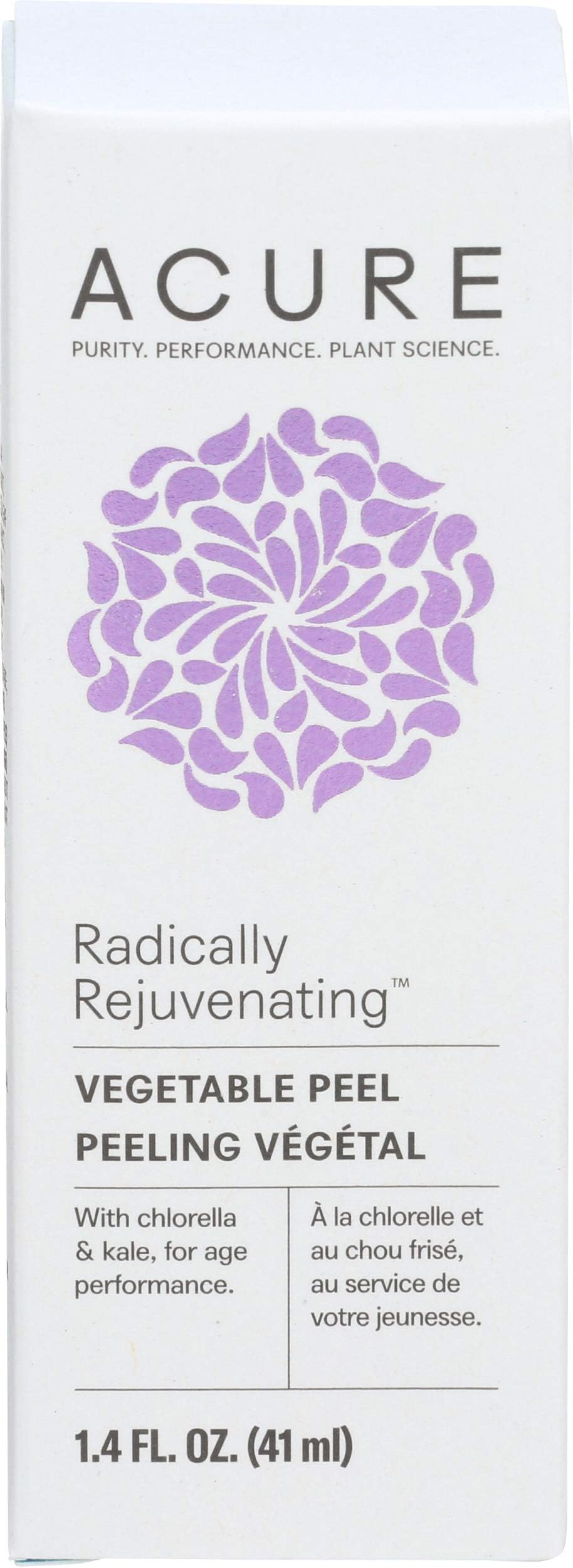 Acure Radically Rejuvenating Vegetable Peel, 1.4 Fluid Ounce (Packaging May Vary)