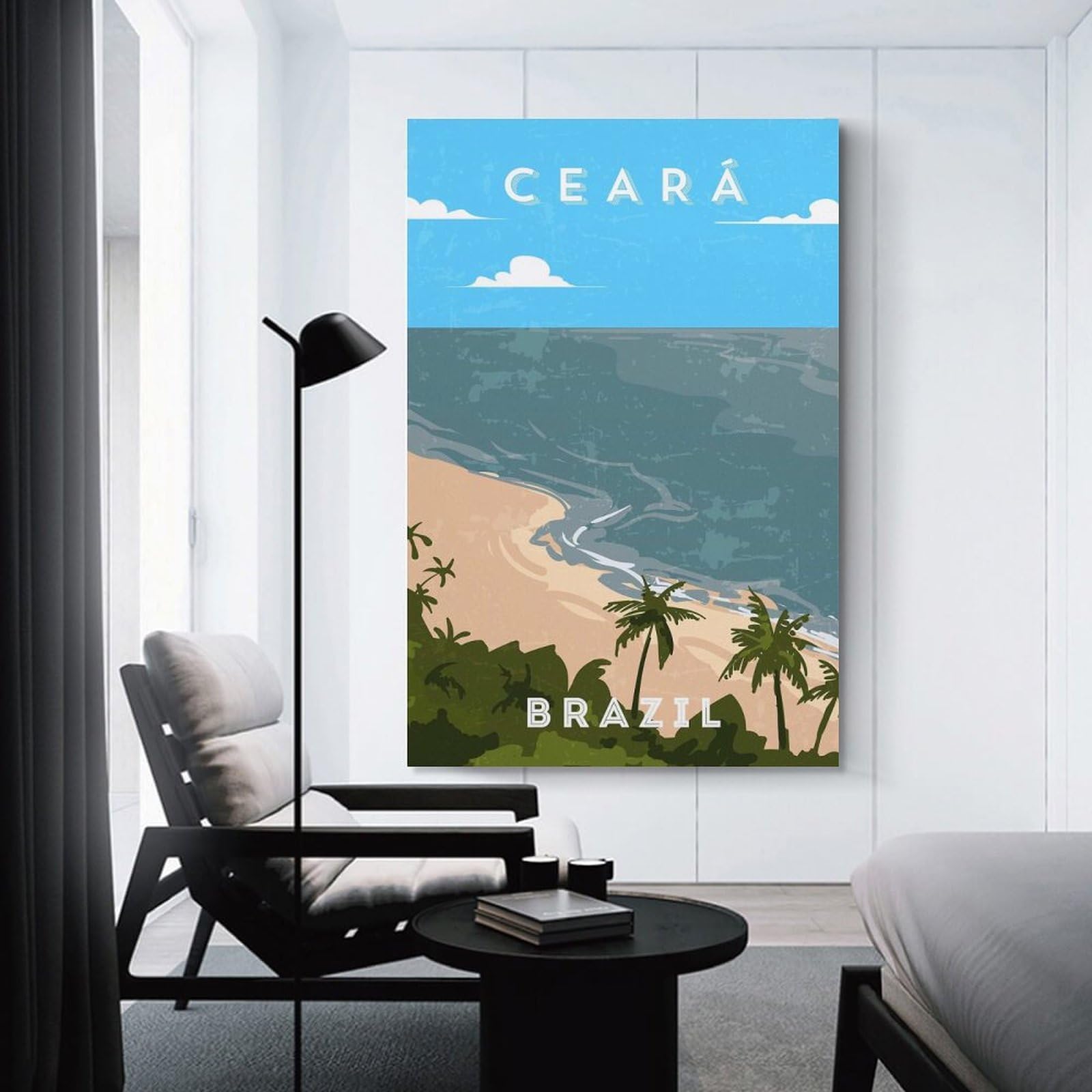 Junmoney Ceará, Brazil Travel Canvas Art Print, 08x12inch(20x30cm), for Living Room, Bedroom, Office Or Hallway, Decorative Artwork with Broad Appeal