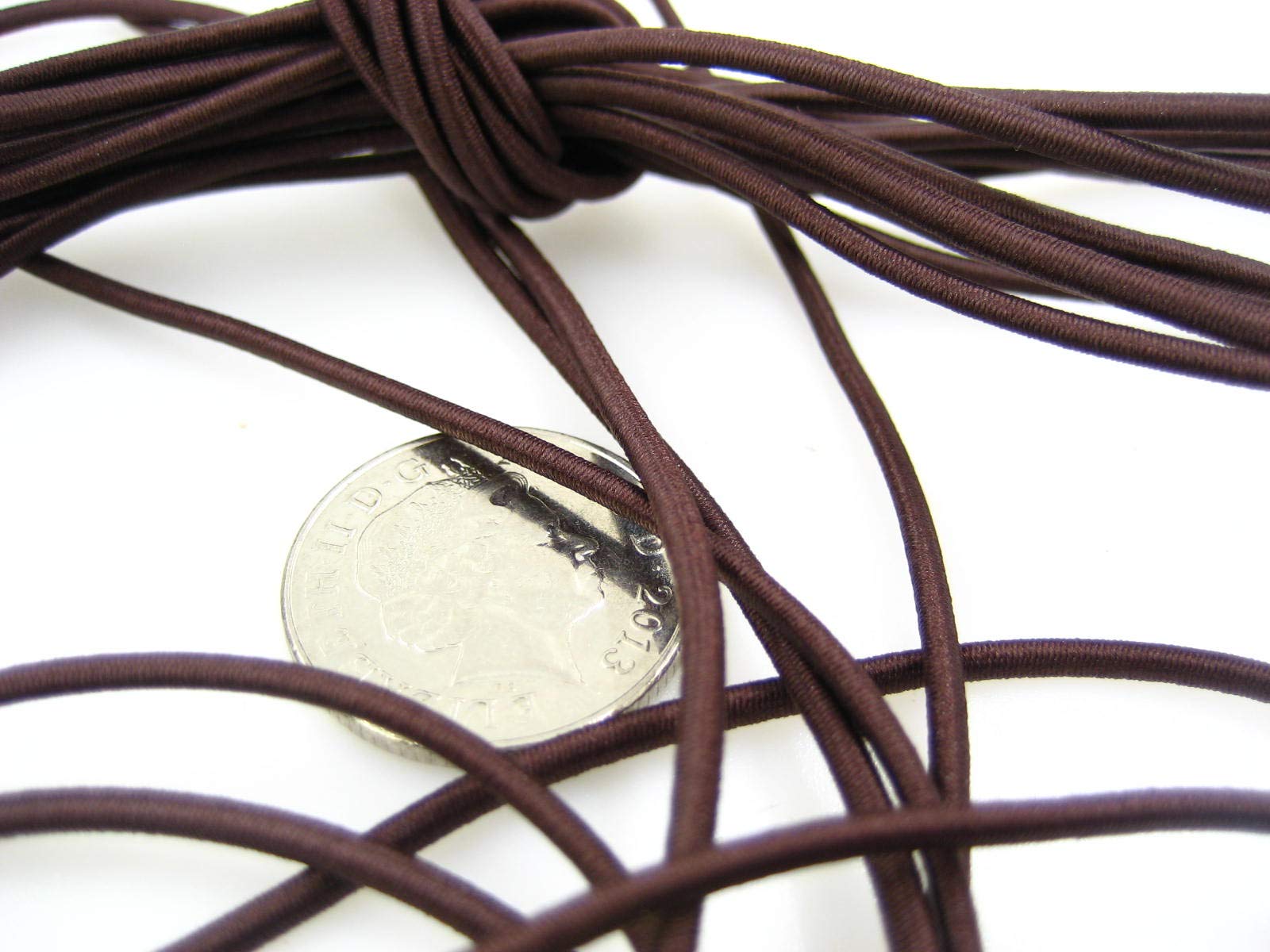 Cordoncino Elastico Rotondo 2.5 Mm Nero - 5 Metri Per Lavori Creativi E Fai Da Te - Foto 7