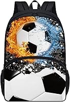 Vista 205 de American Flag Fire Galaxy Pattern Kids Backpack for Boys Girls Elementary Students Bookbag Middle School Bag Lightweight Children Travel Bag