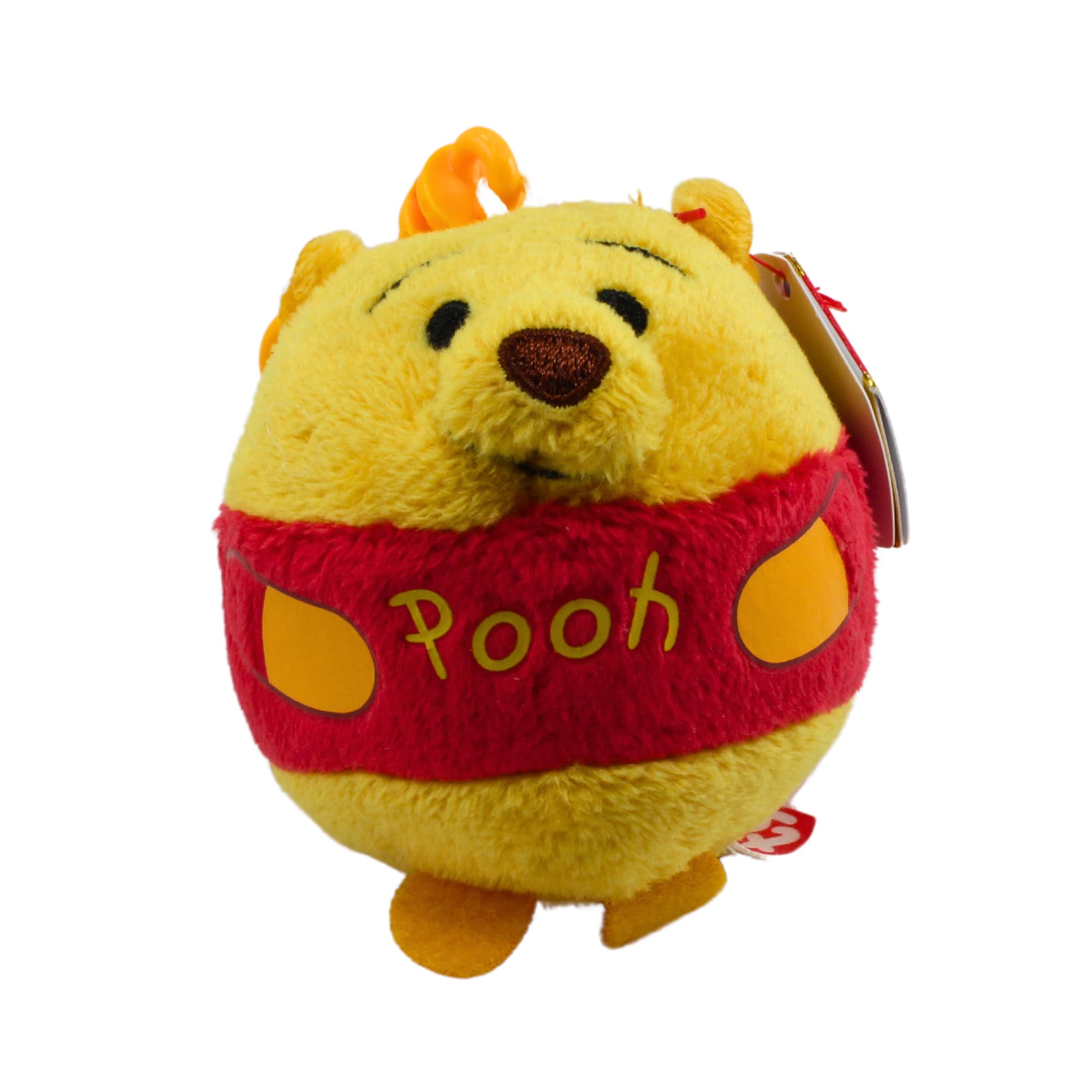 Hasbro Ty Beanie Ballz Collection Super Soft 7cm Plush Toy Bagclip - Winnie the Pooh, Multicolor - Image 2