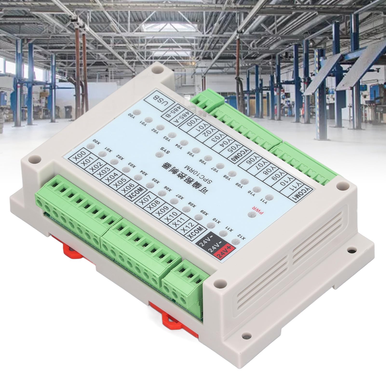 Controlador Lógico Programable PLC, Controlador Programable de Control PLC 13 Entradas 12 Salidas Secuencia Temporización Tiempo Relé Salida Lógica Control, Controles