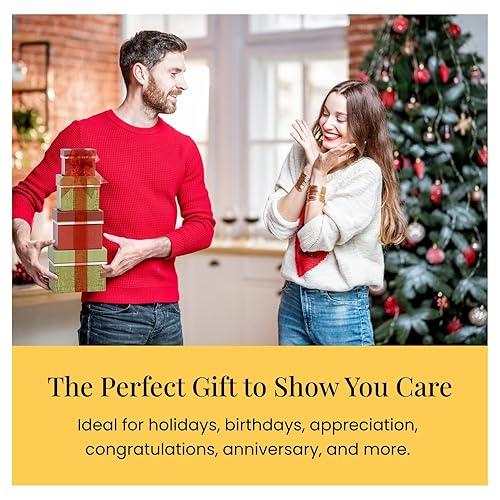 Miniatura 3 de Broadway Basketeers Paquete de 4 cajas de regalo de comida gourmet para mujeres, hombres, familias, universidad, entrega para vacaciones,